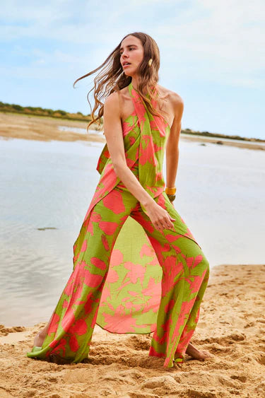 TEBA - CONJUNTO TOP Y PANTALÓN