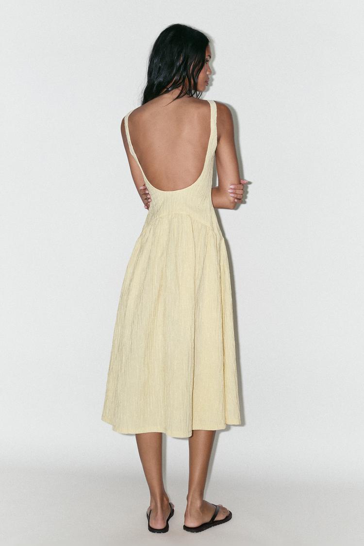 LUISA - VESTIDO MIDI TEXTURIZADO