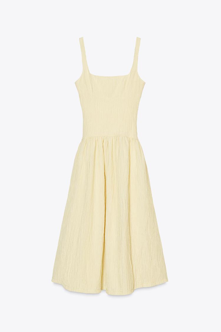 LUISA - VESTIDO MIDI TEXTURIZADO