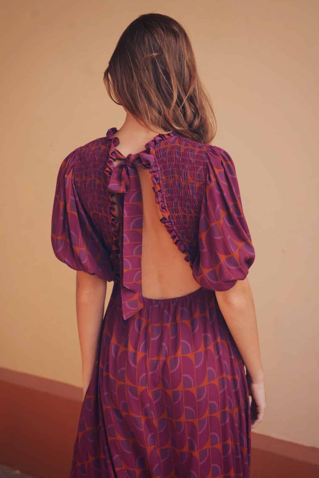 ELEONORA - VESTIDO CON MANGA ABULLONADA