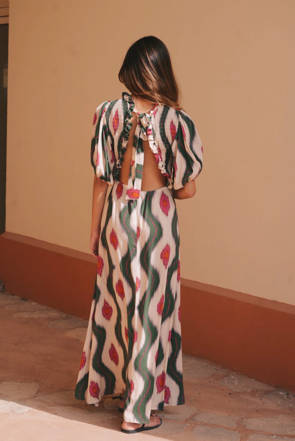 ELEONORA - VESTIDO CON MANGA ABULLONADA