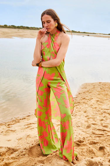 TEBA - CONJUNTO TOP Y PANTALÓN