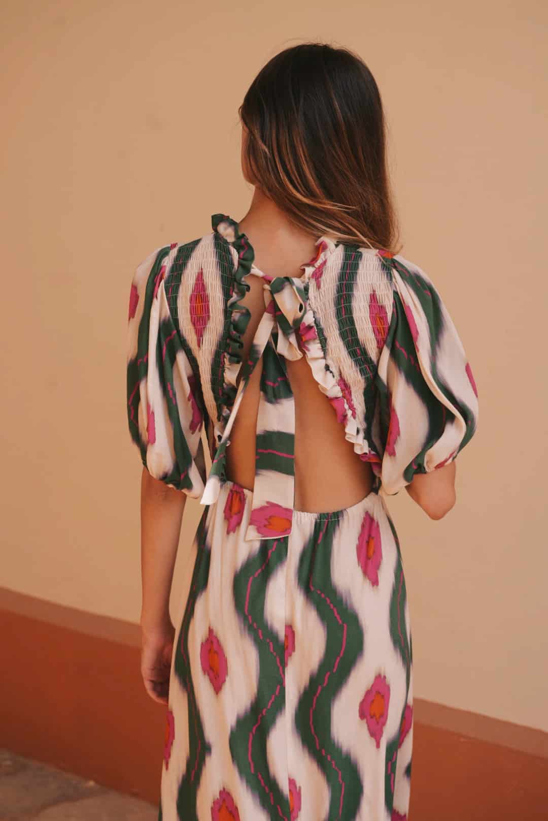ELEONORA - VESTIDO CON MANGA ABULLONADA