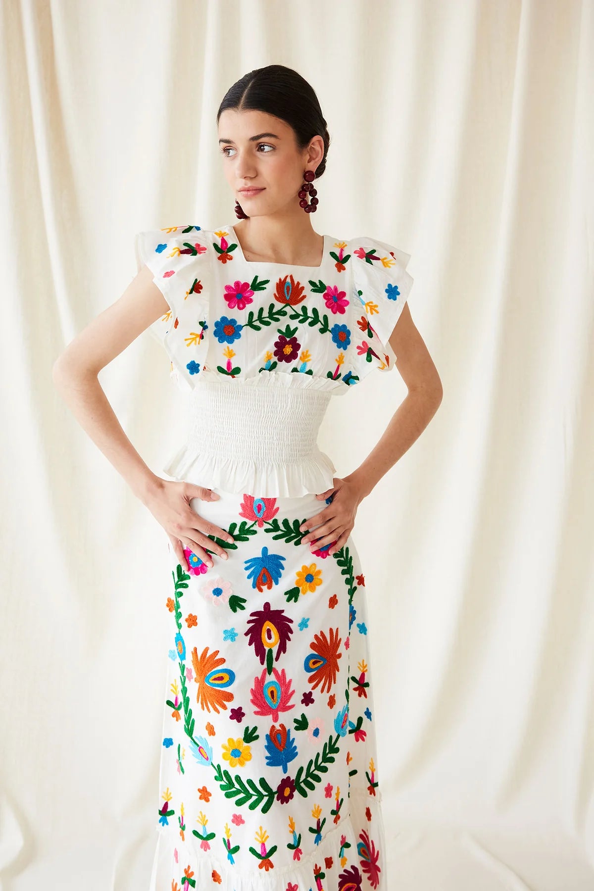 JENNIFER - CONJUNTO TOP Y FALDA