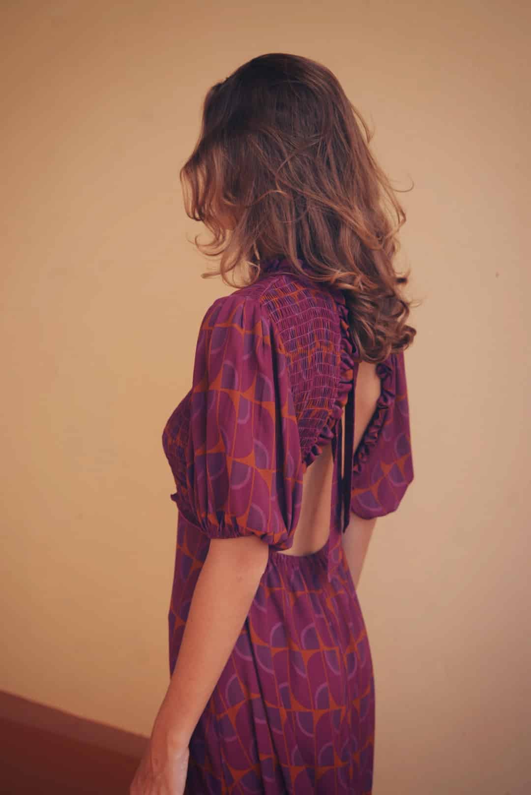 ELEONORA - VESTIDO CON MANGA ABULLONADA