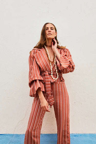 SAIDA - CONJUNTO BLUSA Y PANTALÓN