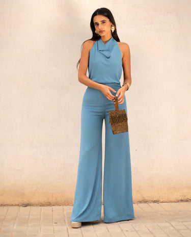 DELIA - MONO CON CUELLO HALTER