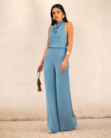DELIA - MONO CON CUELLO HALTER