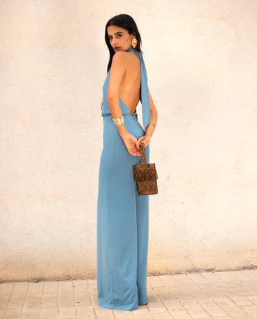 DELIA - MONO CON CUELLO HALTER