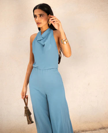 DELIA - MONO CON CUELLO HALTER