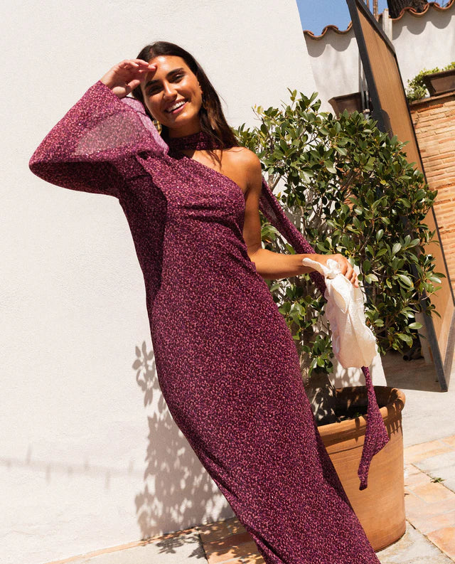 ERIKA - VESTIDO MIDI ESTAMPADO