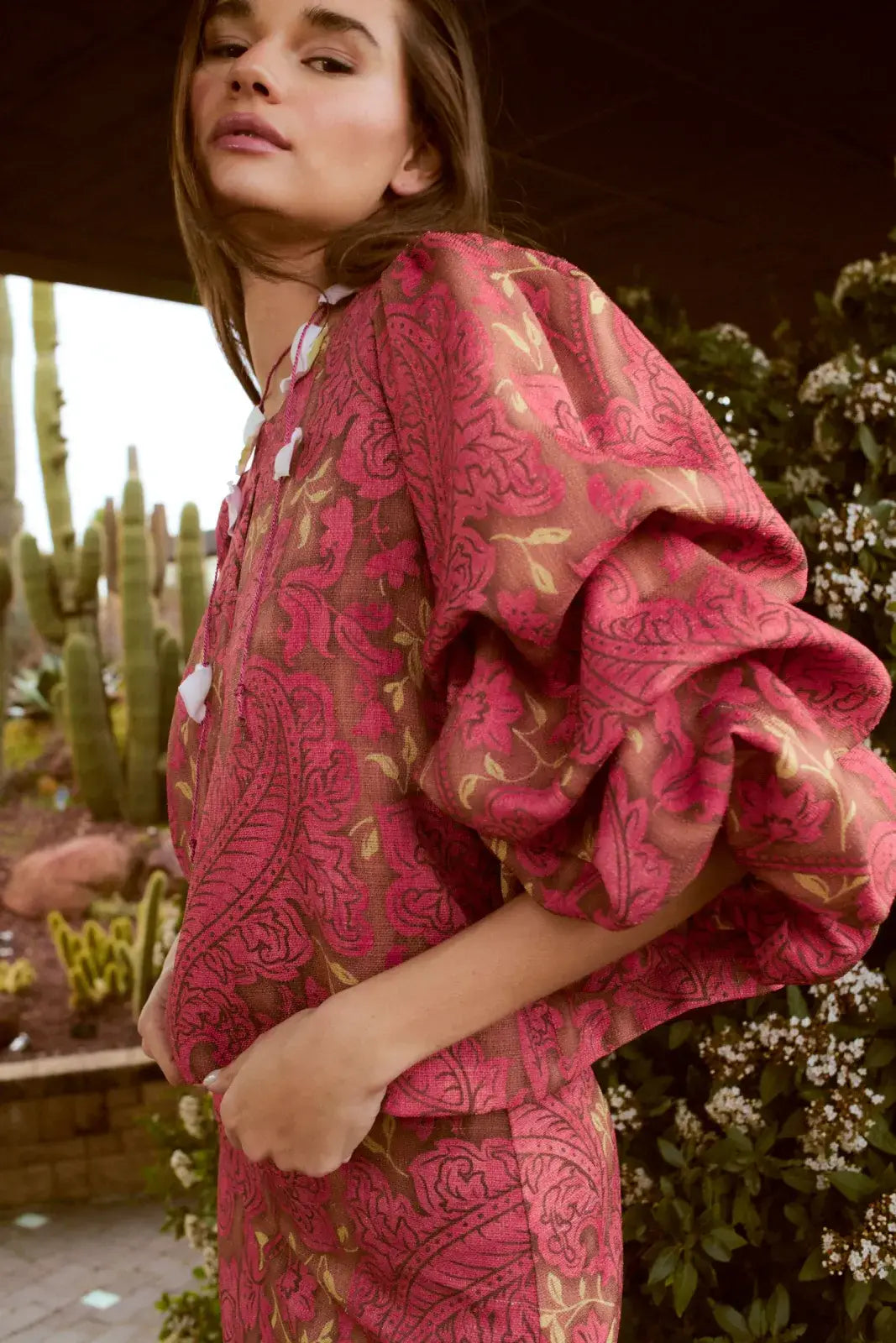 JULIANA - CONJUNTO DE TOP Y FALDA ESTAMPADA