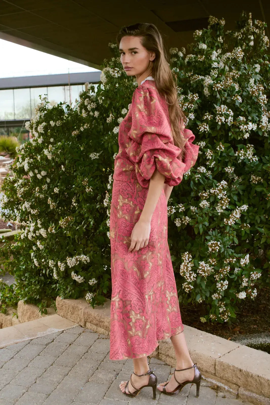 JULIANA - CONJUNTO DE TOP Y FALDA ESTAMPADA