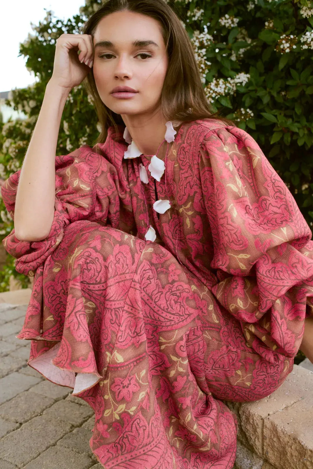 JULIANA - CONJUNTO DE TOP Y FALDA ESTAMPADA