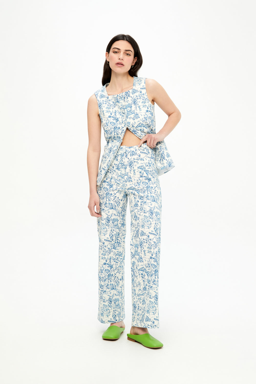 ORNELLA - CONJUNTO DE PANTALÓN Y CHALECO