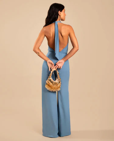 DELIA - MONO CON CUELLO HALTER