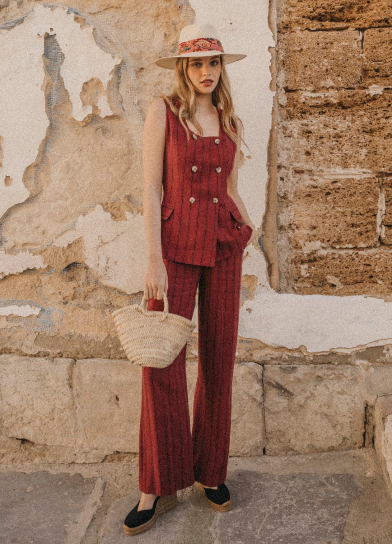 BRAULIA - CONJUNTO TOP Y PANTALÓN