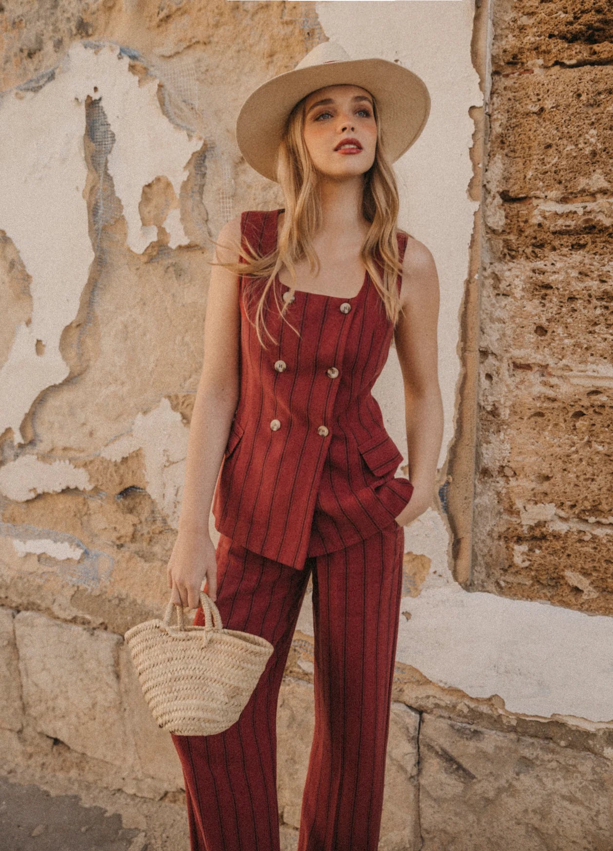BRAULIA - CONJUNTO TOP Y PANTALÓN
