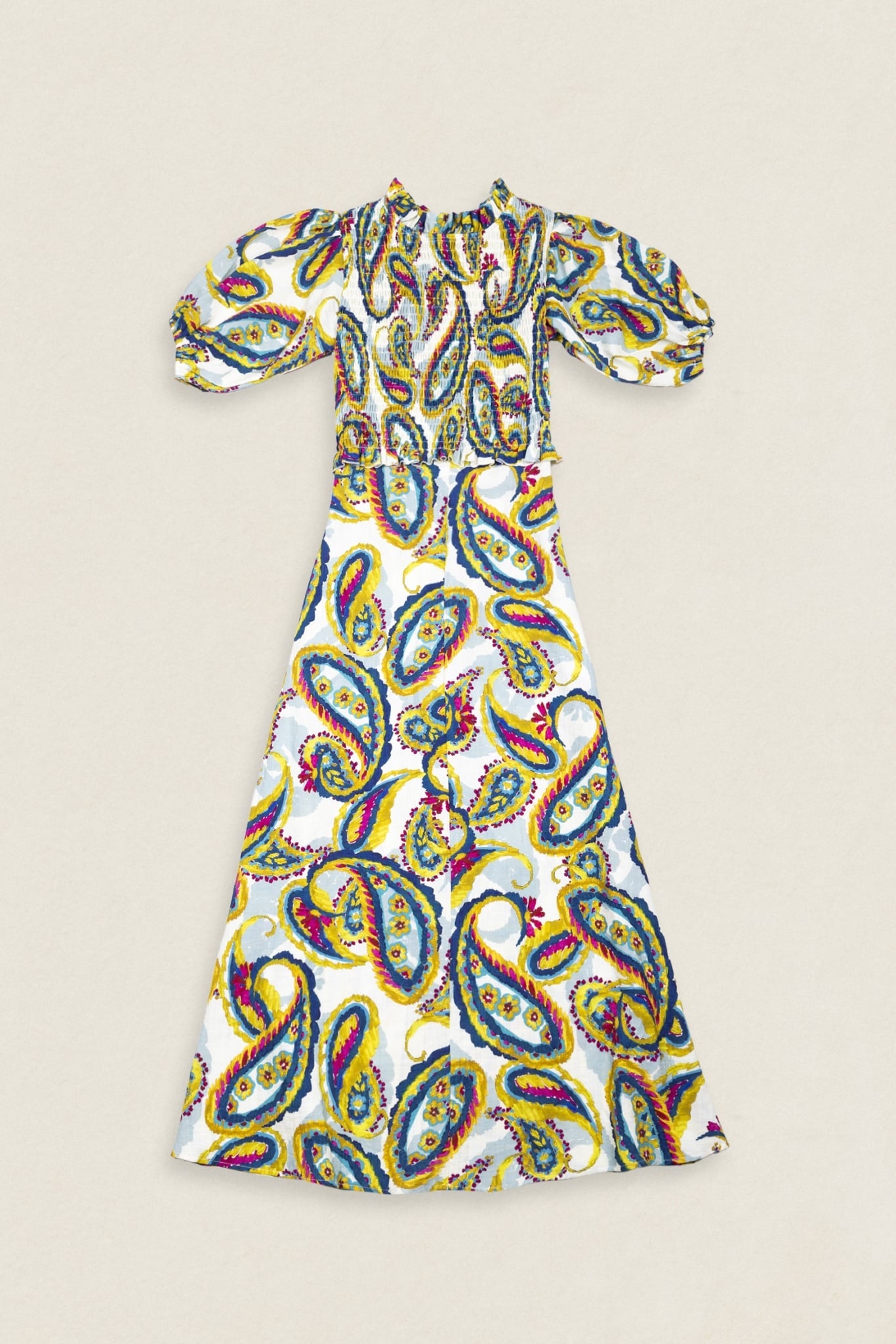 ELEONORA - VESTIDO CON MANGA ABULLONADA