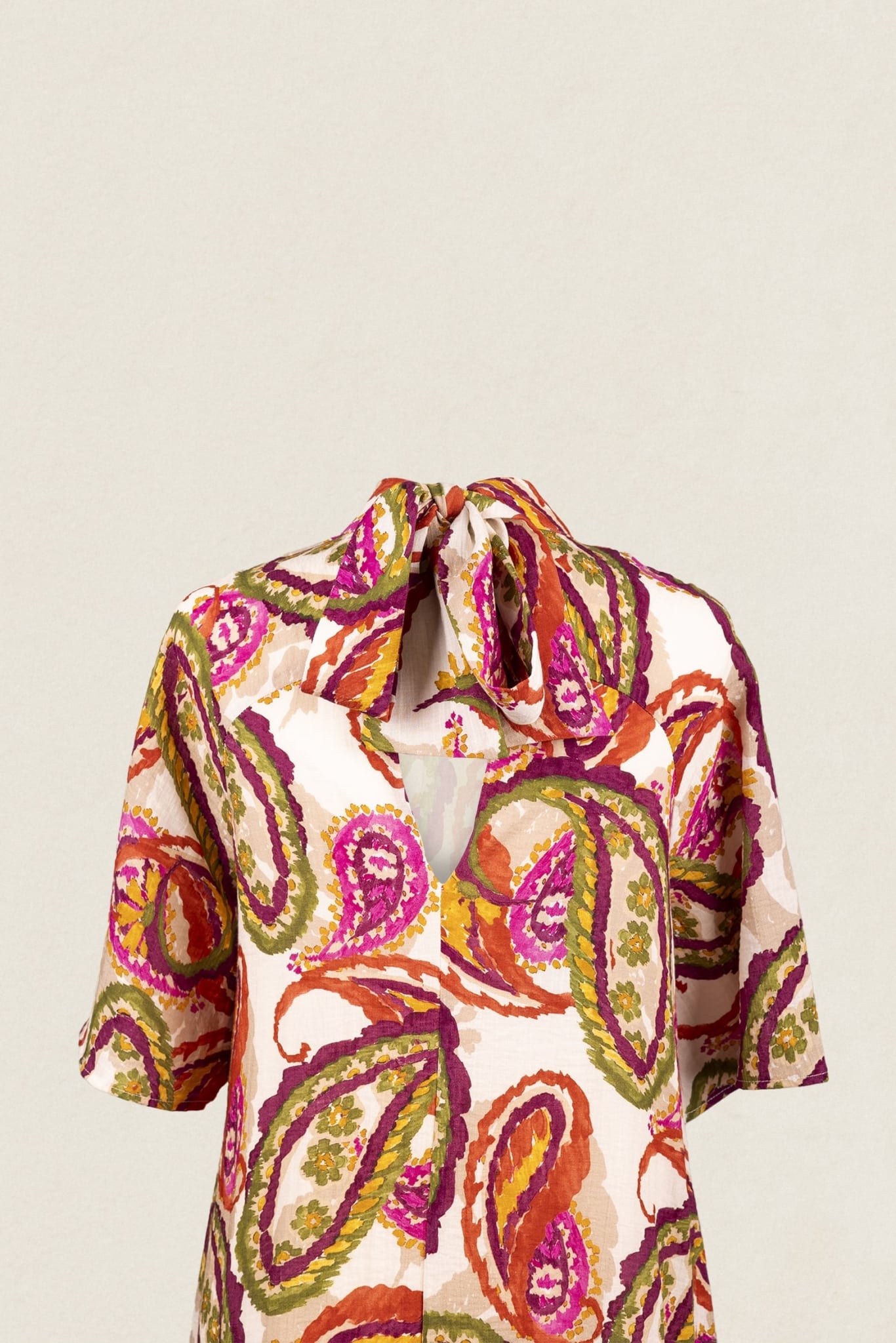 ASTRID - VESTIDO MIDI CON ESTAMPADO