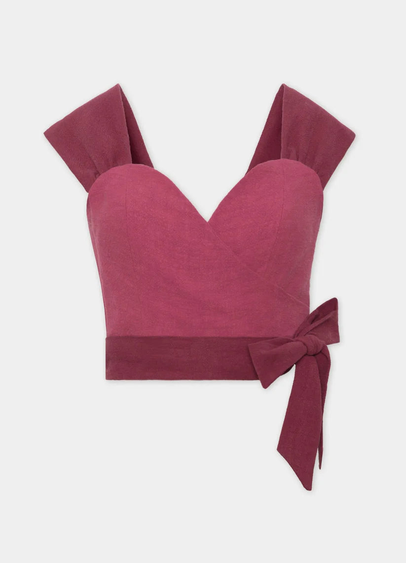 SAMARA - CONJUNTO DE TOP Y FALDA LARGA BICOLOR