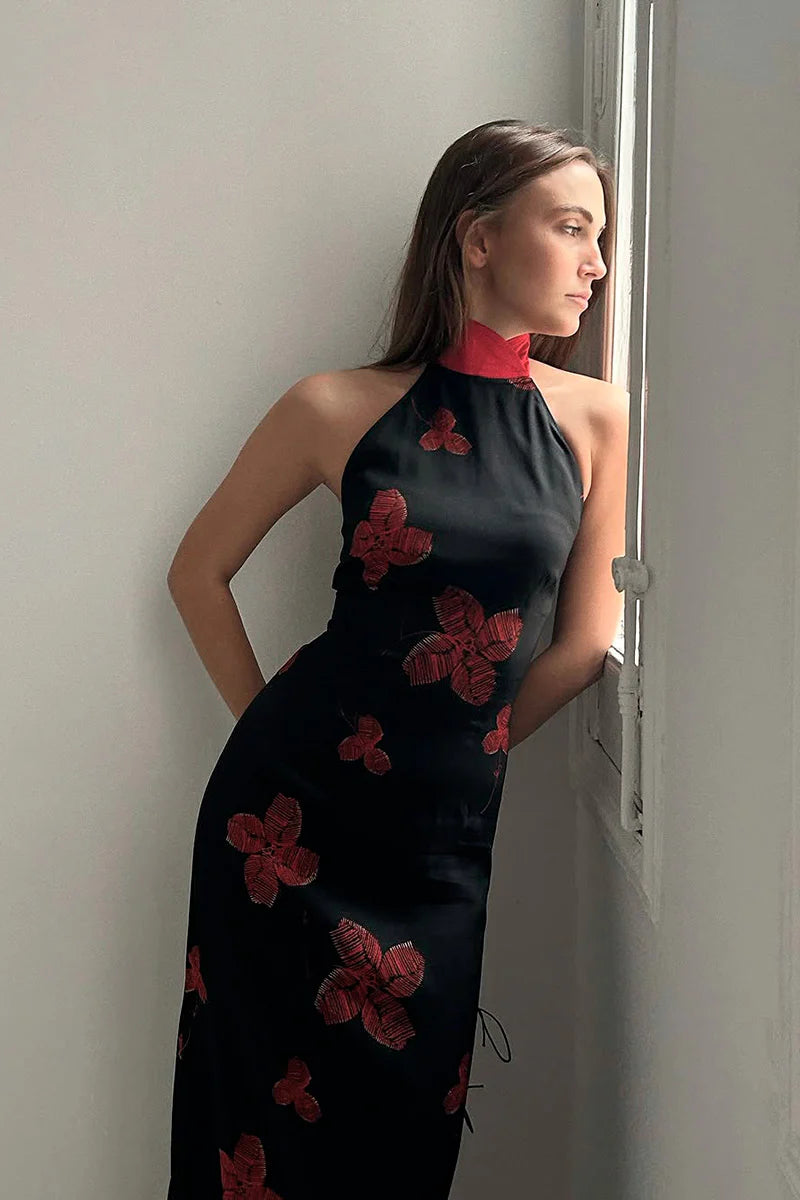 ENCARNACIÓN - VESTIDO CON ESTAMPADO FLORAL