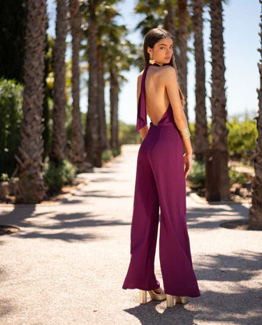DELIA - MONO CON CUELLO HALTER