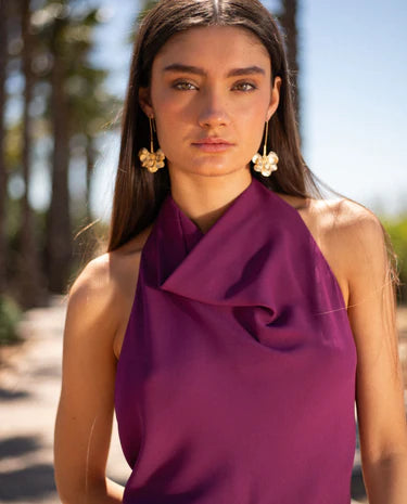 DELIA - MONO CON CUELLO HALTER