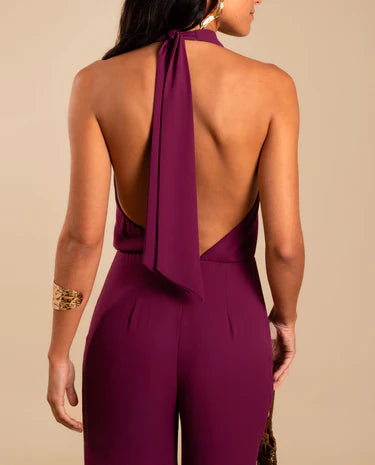 DELIA - MONO CON CUELLO HALTER