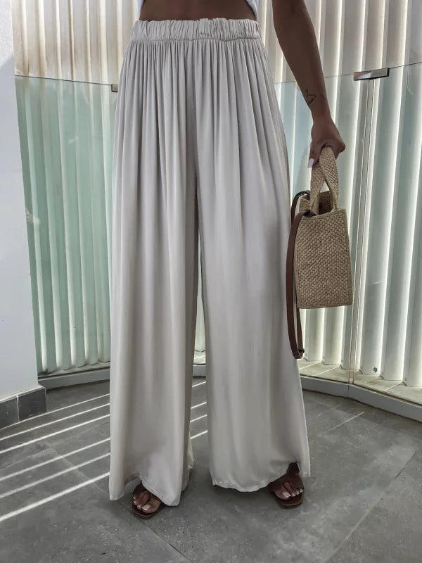 LINA - PANTALÓN HOLGADO DE VISCOSA