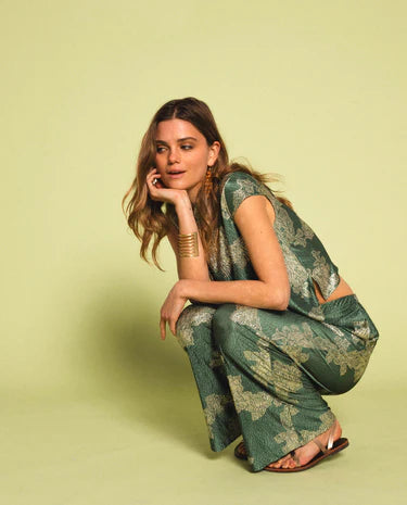 BENILDE - CONJUNTO TOP Y PANTALÓN