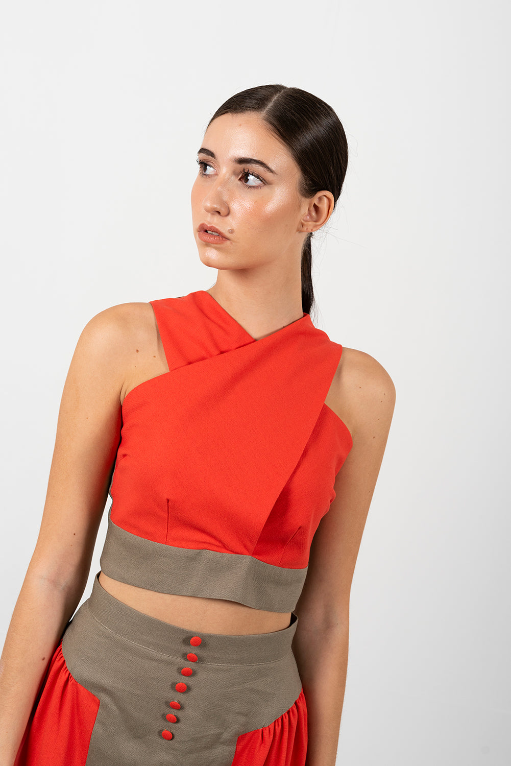 LYDIA - CONJUNTO TOP Y FALDA