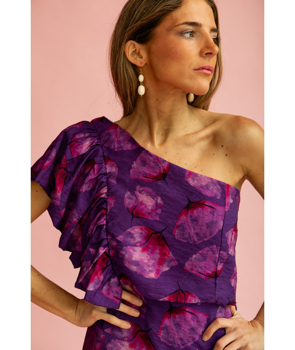 CARLINA - CONJUNTO ASIMÉTRICO CON ESTAMPADO FLORAL