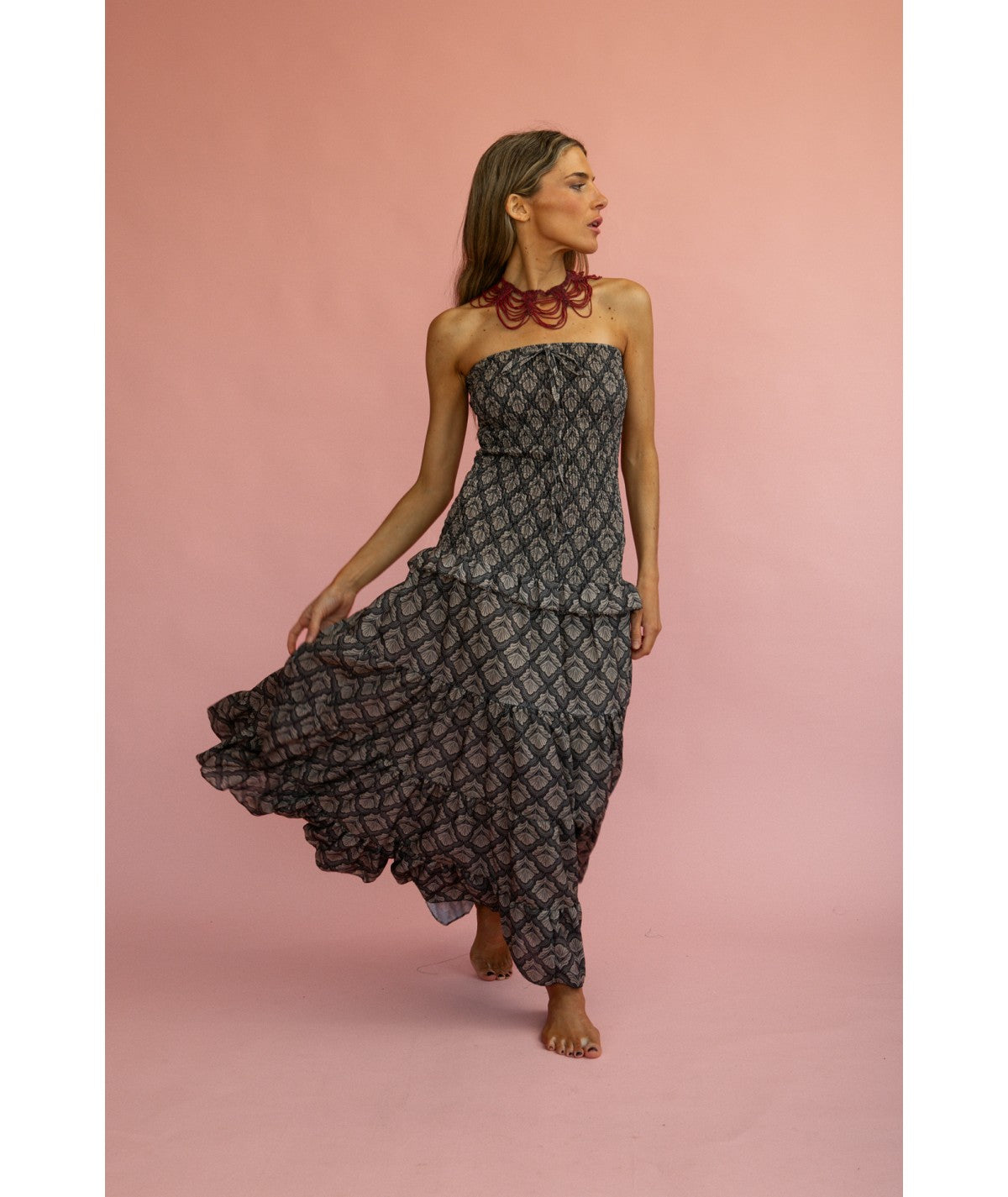 AILÉN - VESTIDO CON TIRANTES MULTIPOSICIÓN