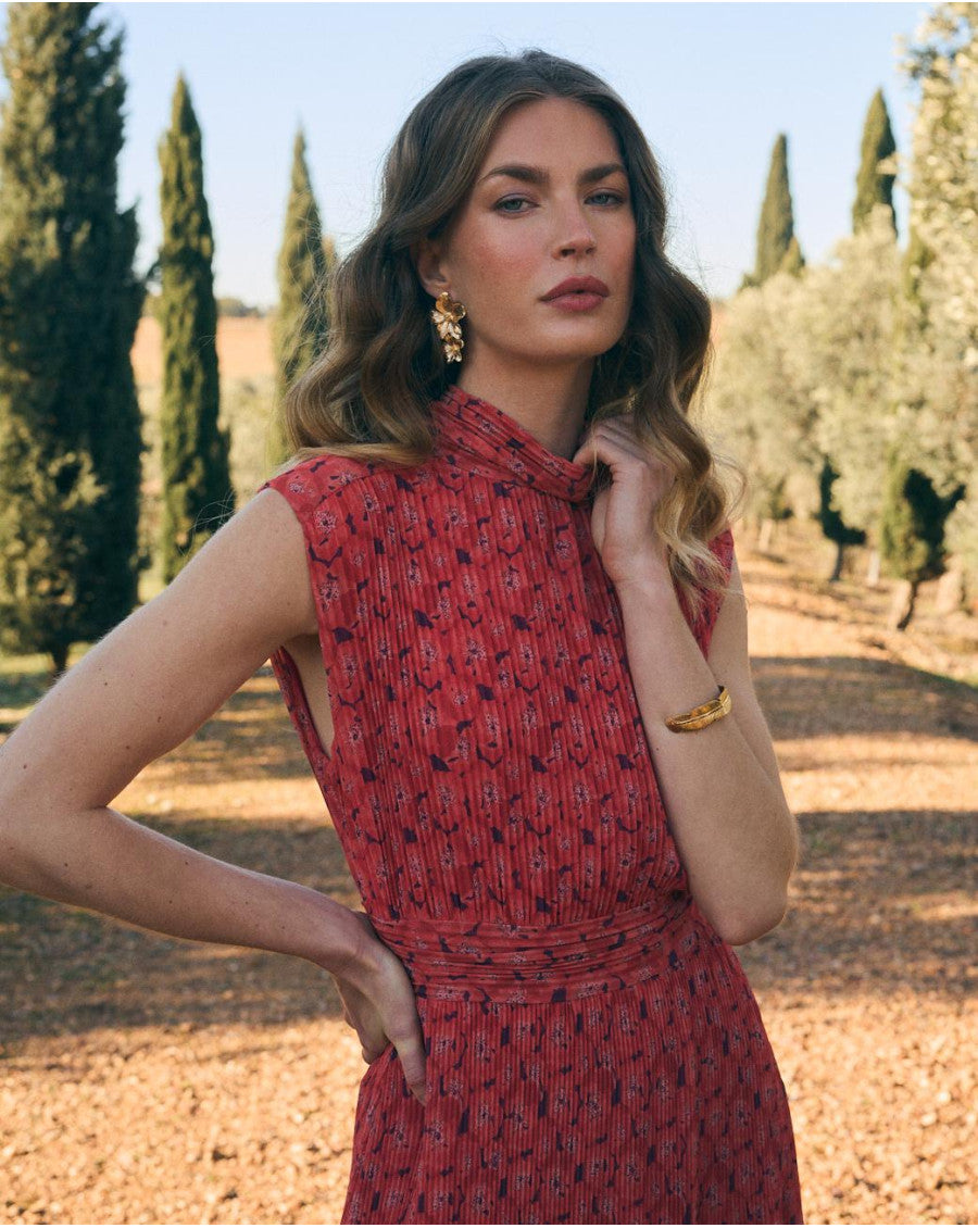 EIDER - VESTIDO MIDI CON ESTAMPADO