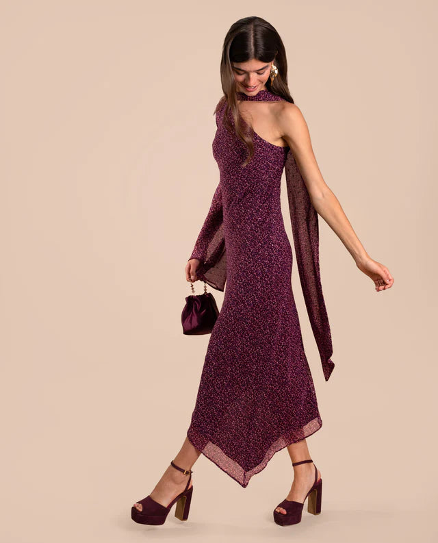 ERIKA - VESTIDO MIDI ESTAMPADO