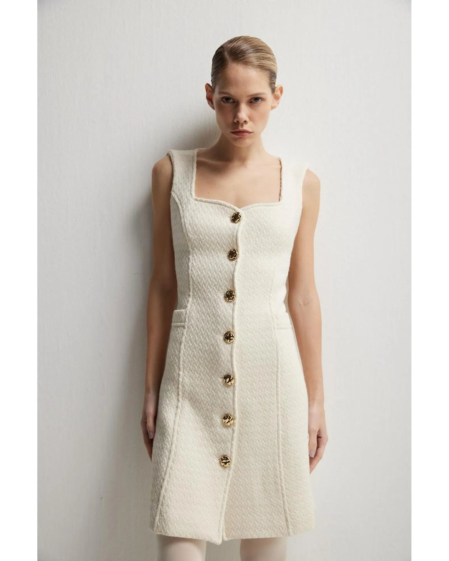 NICOLETTA - VESTIDO DE LANA ELEGANTE