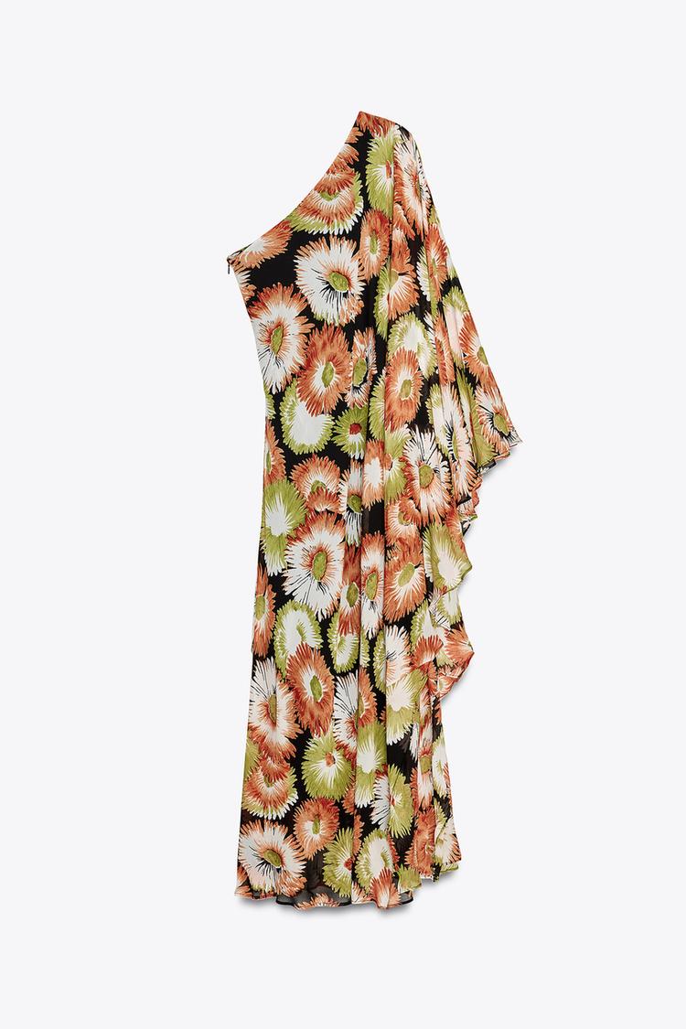 KELLY - VESTIDO CON ESCOTE ASIMÉTRICO