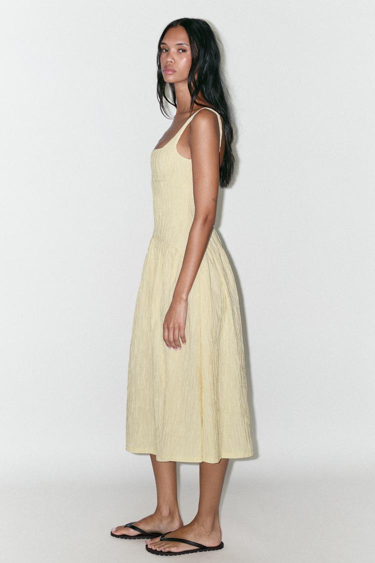 LUISA - VESTIDO MIDI TEXTURIZADO