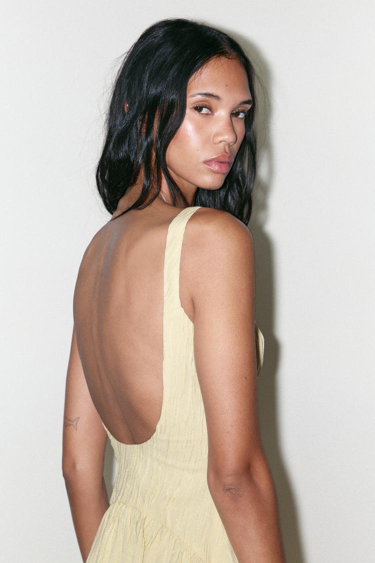 LUISA - VESTIDO MIDI TEXTURIZADO