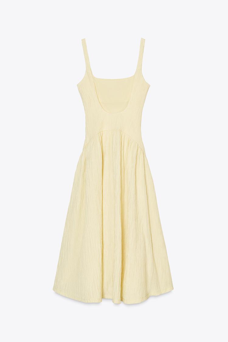 LUISA - VESTIDO MIDI TEXTURIZADO