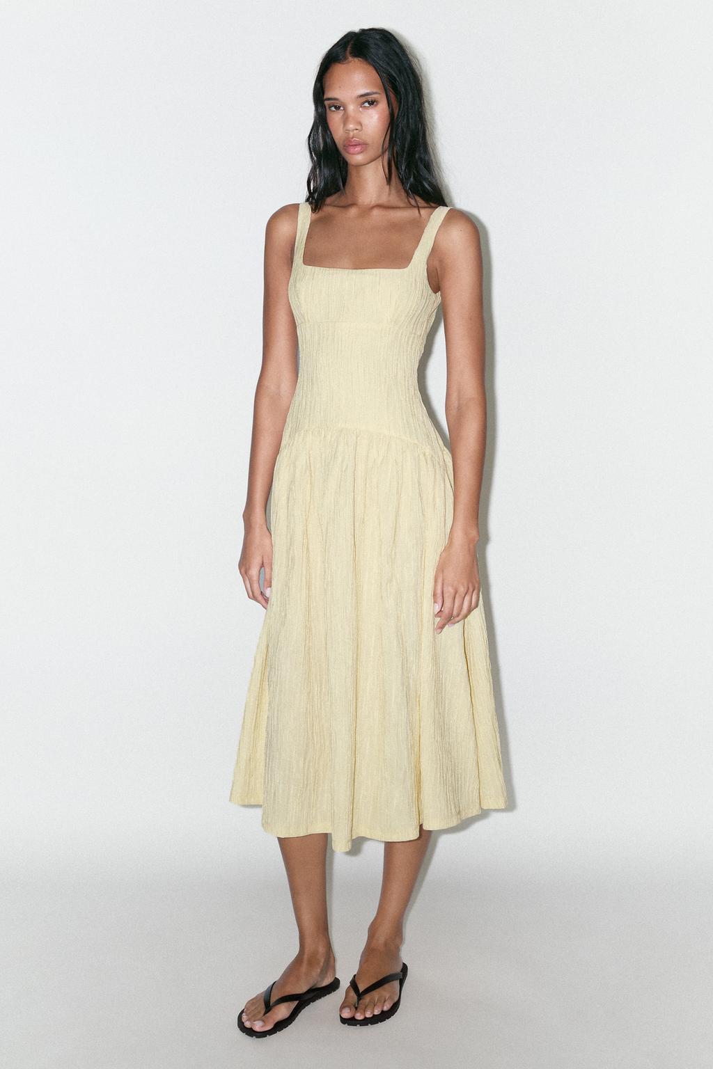 LUISA - VESTIDO MIDI TEXTURIZADO
