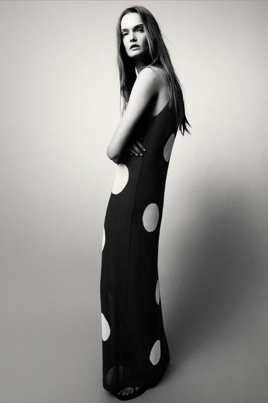 IVANA - VESTIDO DE PUNTO SIN MANGAS