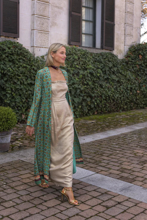 MINERVA - KIMONO LARGO DE FIESTA
