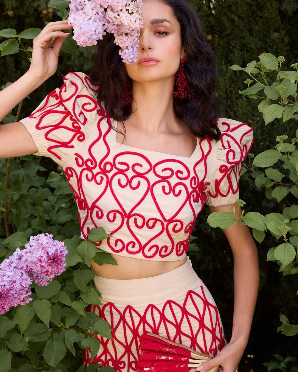 LUTECIA - CONJUNTO DE TOP Y FALDA