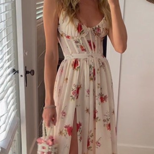 LÚA - VESTIDO CON ESTAMPADO FLORAL