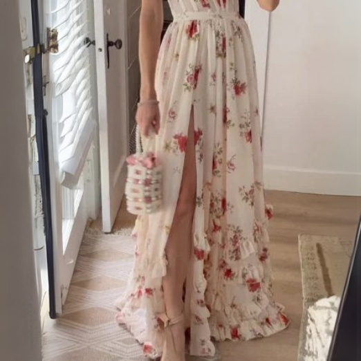 LÚA - VESTIDO CON ESTAMPADO FLORAL