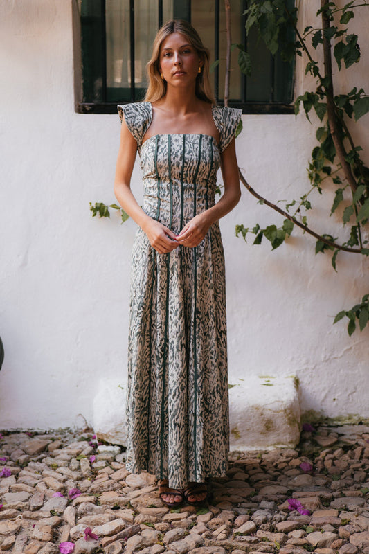 AMARAL - VESTIDO CON MANGAS EXTRAÍBLES