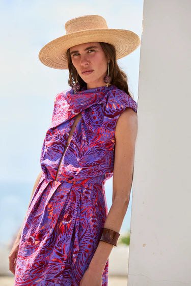 SOTIRIA - VESTIDO CON CUELLO HALTER