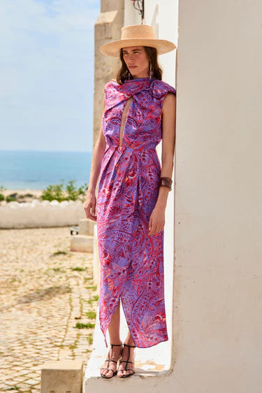 SOTIRIA - VESTIDO CON CUELLO HALTER
